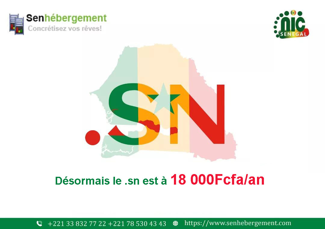 Nom de domaine Senegal - .sn